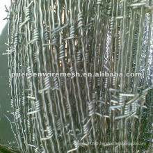 12 gauge Galvanized Barbed Wire(manufacturer in Anping)
